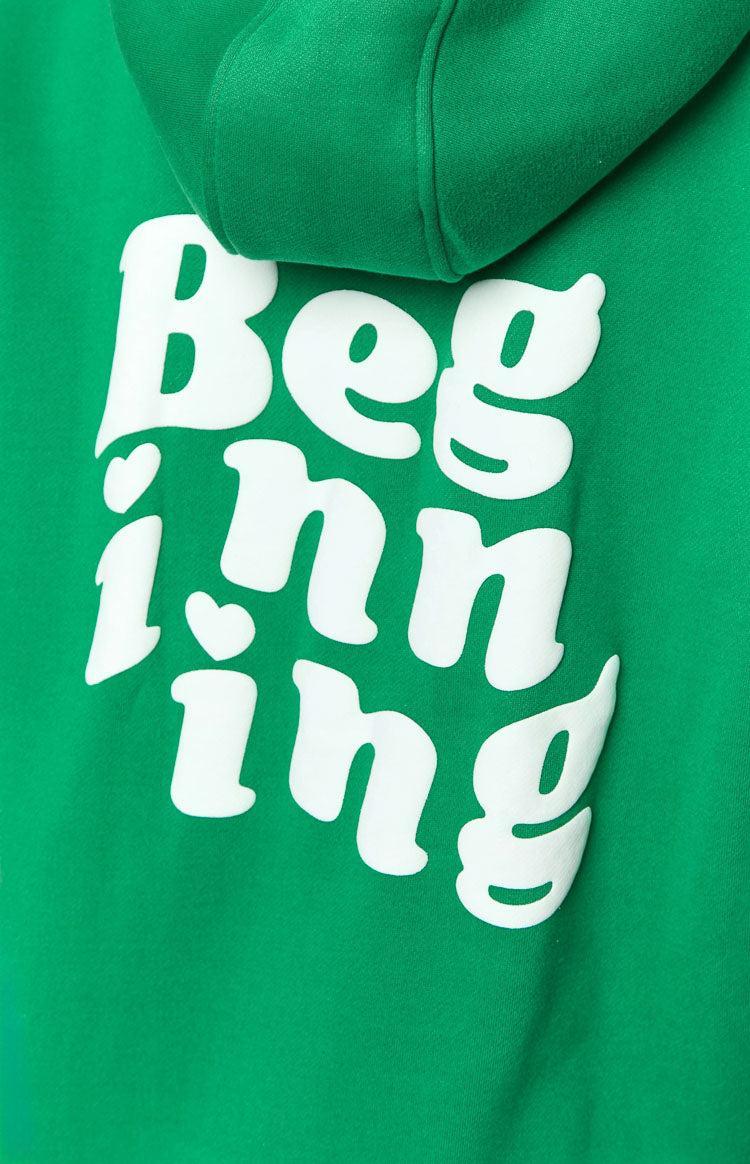 Beginning Green Snuggle Bubble Hoodie Product Image