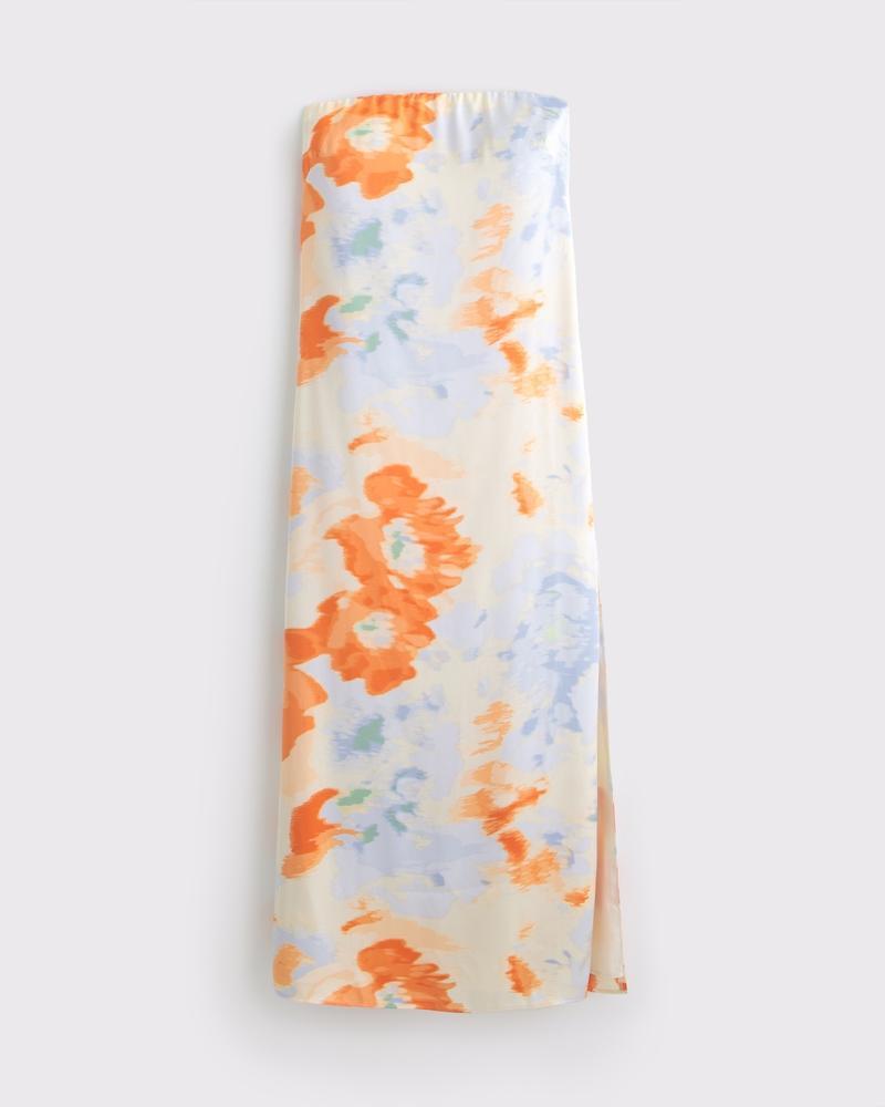 The A&F Julia Strapless Slip Maxi Dress Product Image