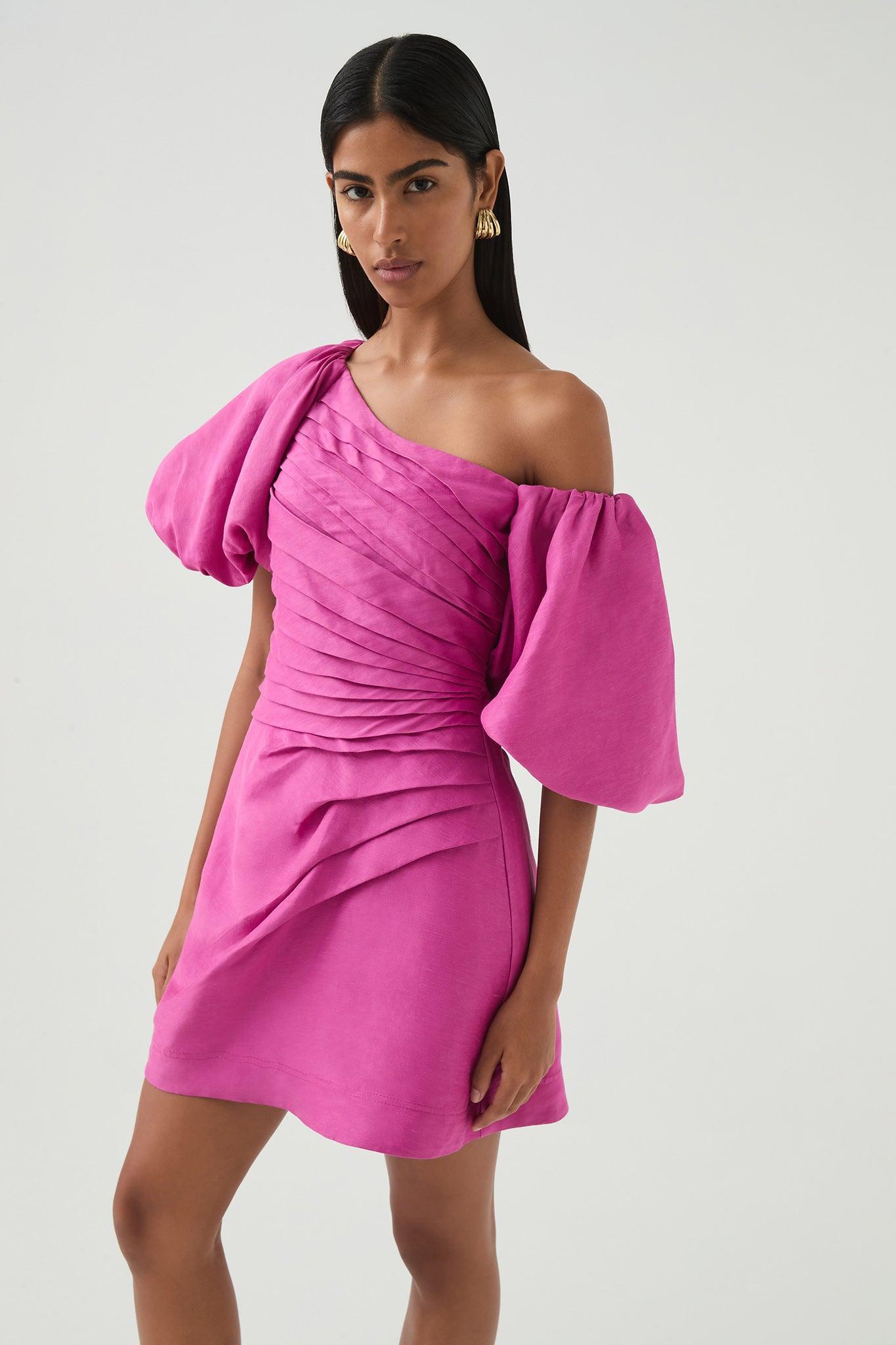 Cadence Ruched Mini Dress Product Image