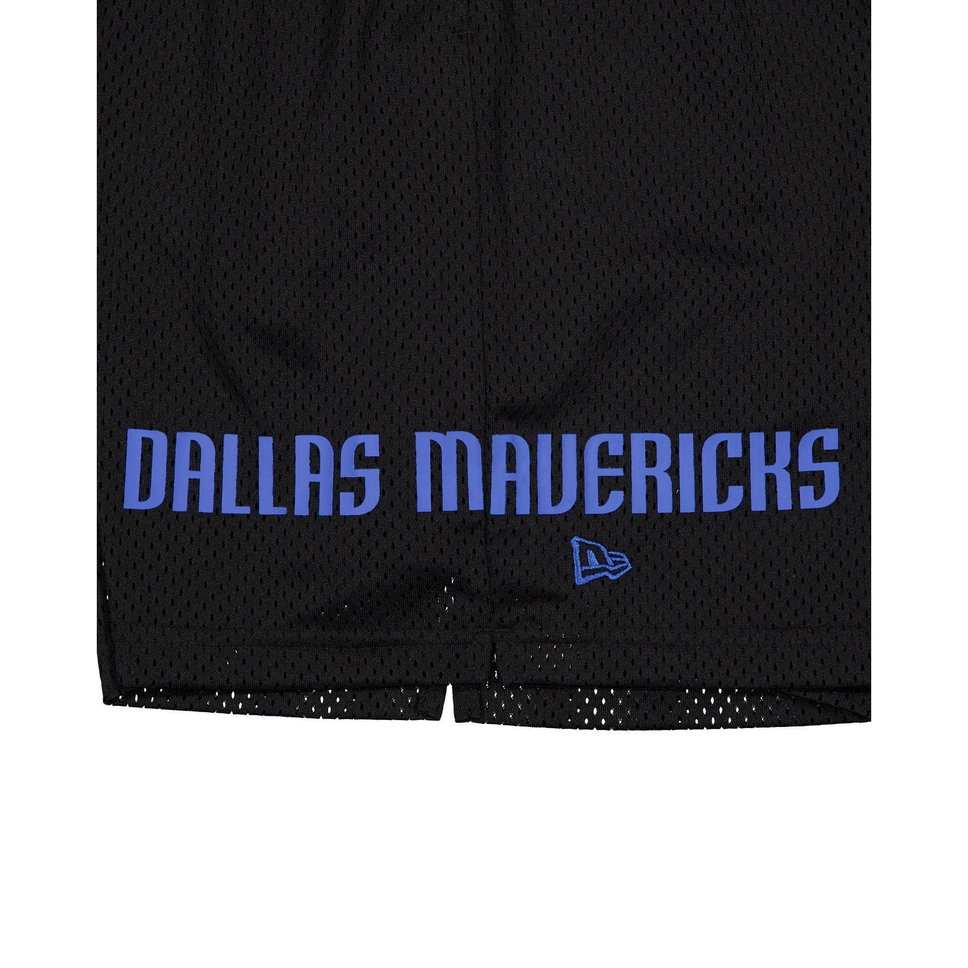 Dallas Mavericks Mesh Black Shorts Male Product Image