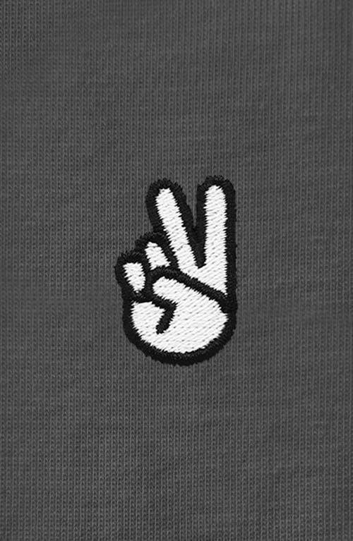 Dalix Womens Peace Sign Jersey Relaxed Tee in Red at Nordstrom, Size Large Product Image
