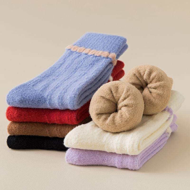 Two Tone Short Socks Product Image
