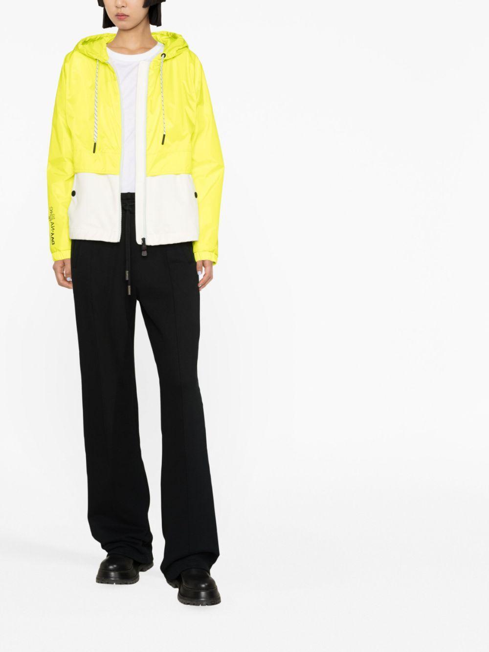 MONCLER Day-namic Two-tone Windbreaker Jacket In White Product Image