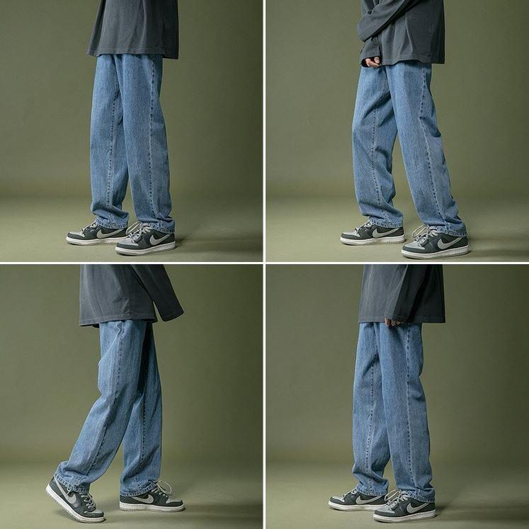 RT No. 5143 WIDE STRAIGHT JEANS Product Image