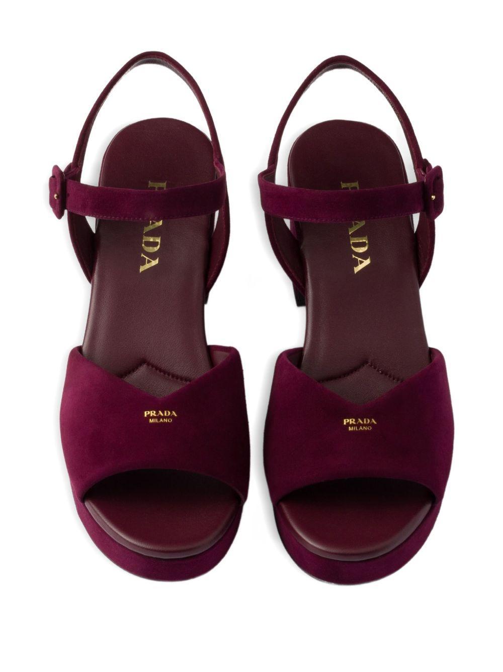 65mm buckle-strap platform sandals Product Image