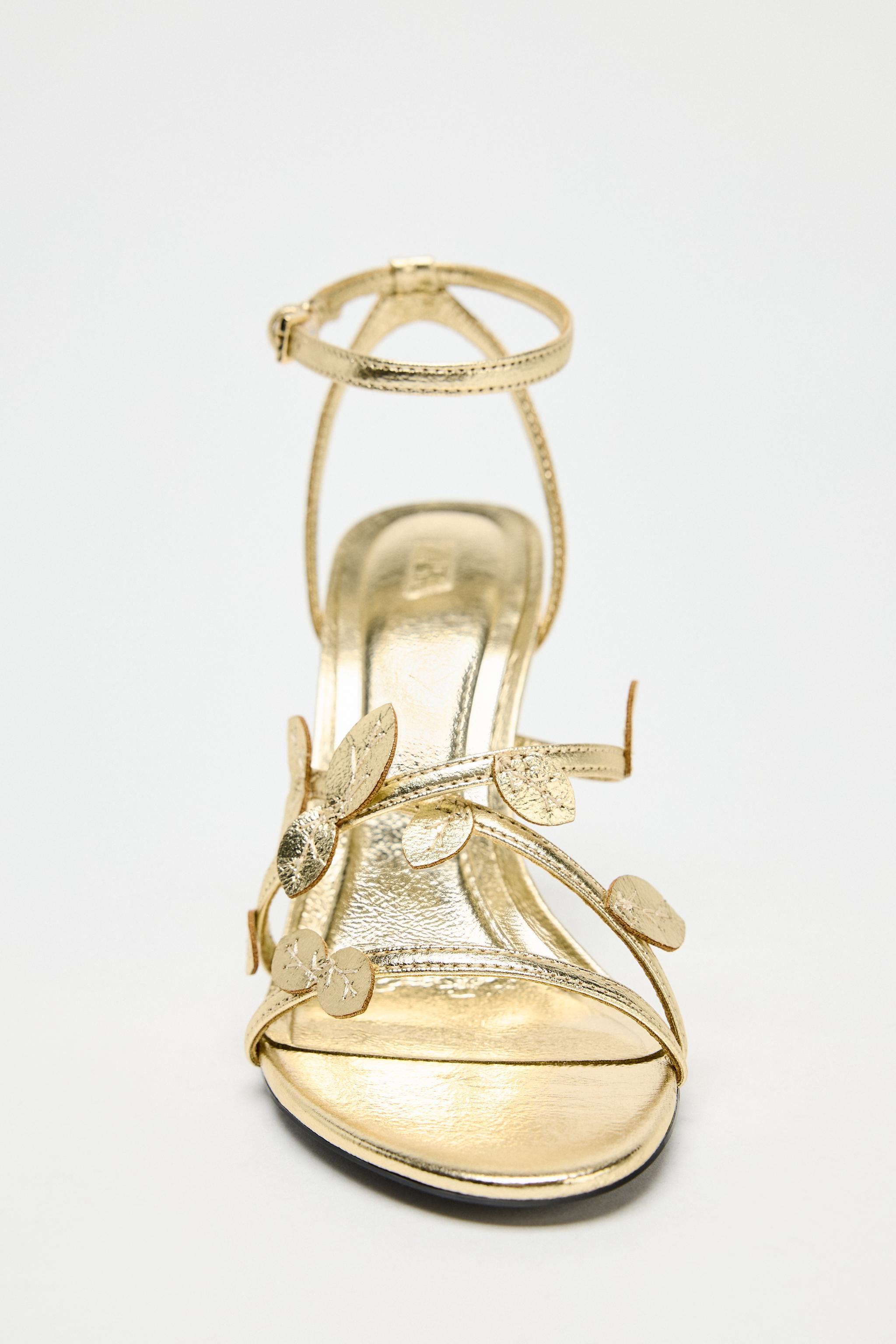 METALLIC EFFECT FANCY SANDALS Product Image