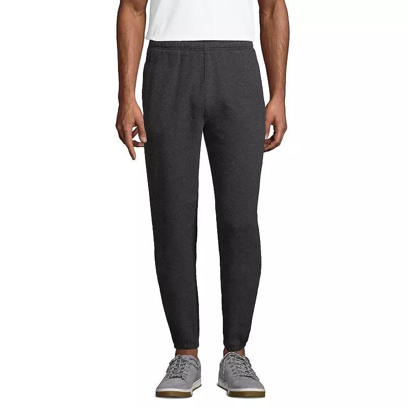 Big & Tall Lands End Classic Serious Sweats Sweatpants, Mens Gray Grey Product Image