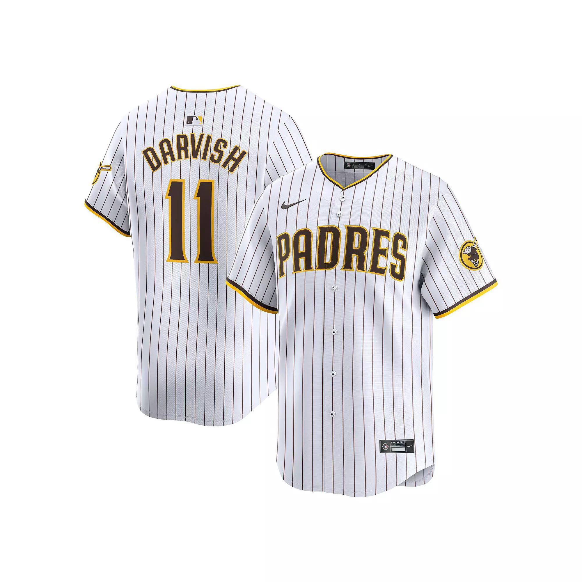 Men's Nike Yu Darvish White San Diego Padres Home Limited Player Jersey, Size: 3XL Product Image