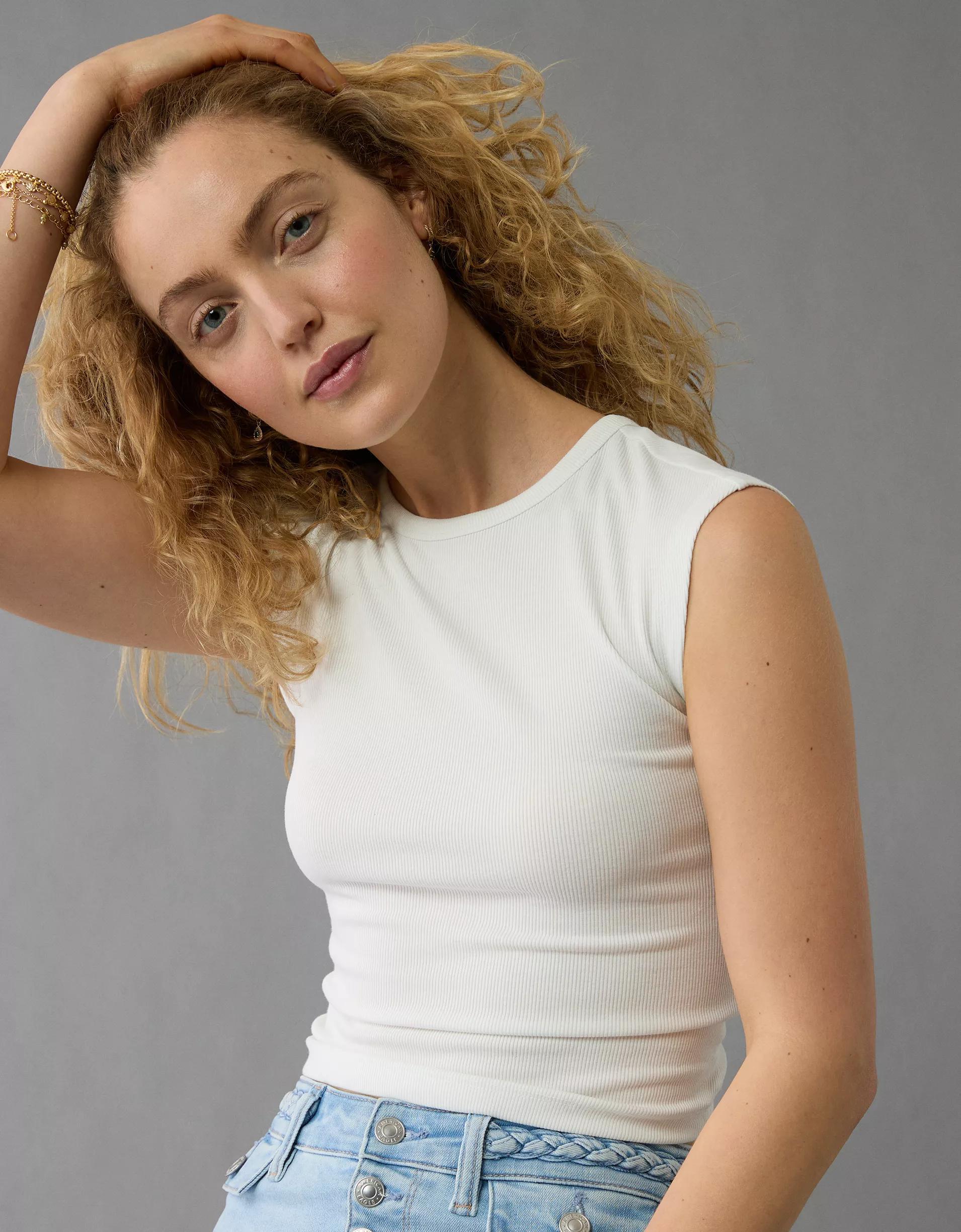 AE Twist Back T-Shirt Product Image