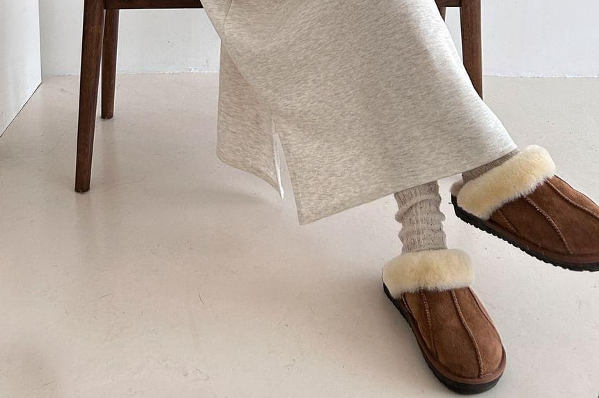 Long-Sleeve Two-Tone Loose-Fit Midi Polo Dress Product Image