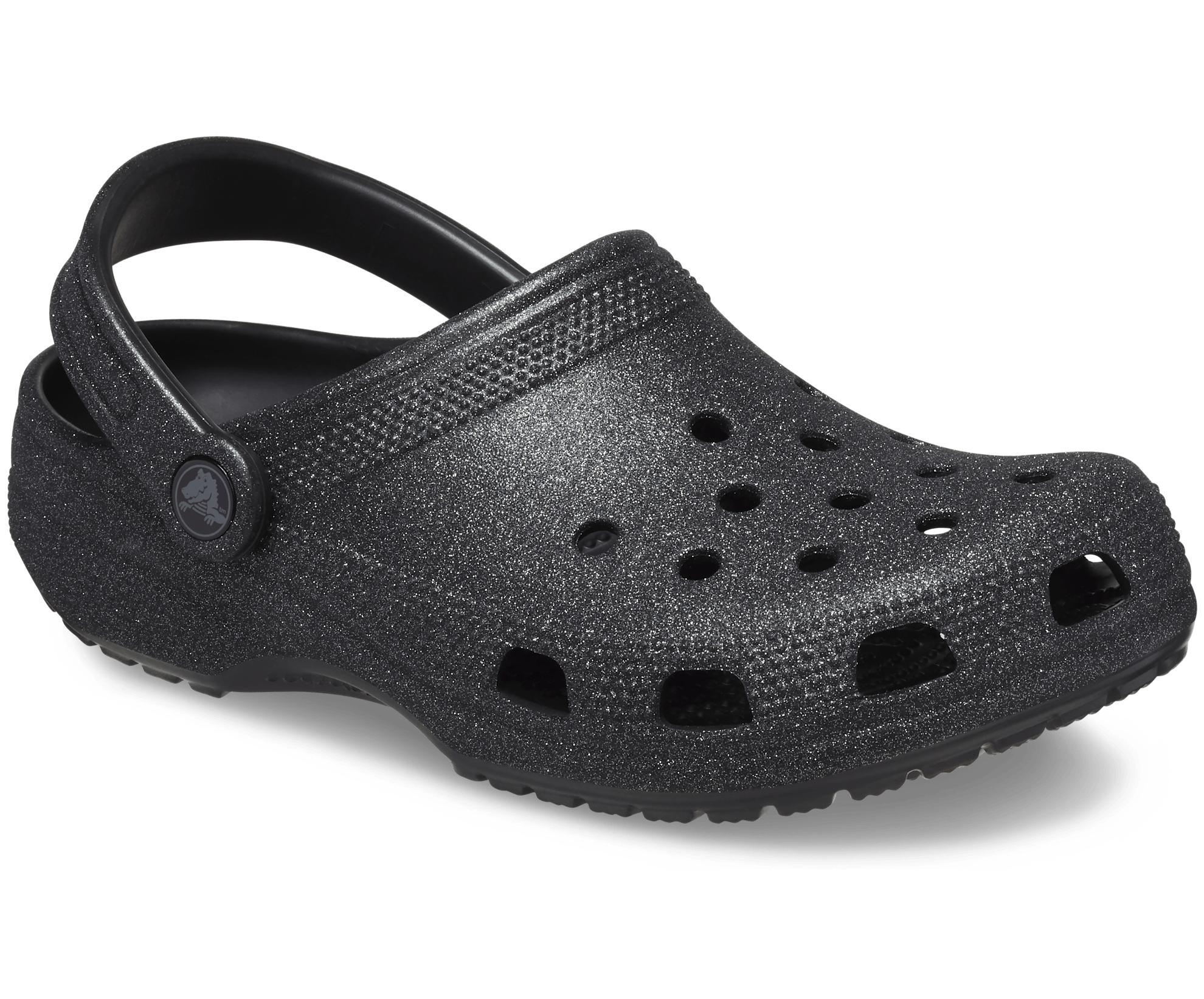 Crocs Womens Classic Glitter Clogs Product Image