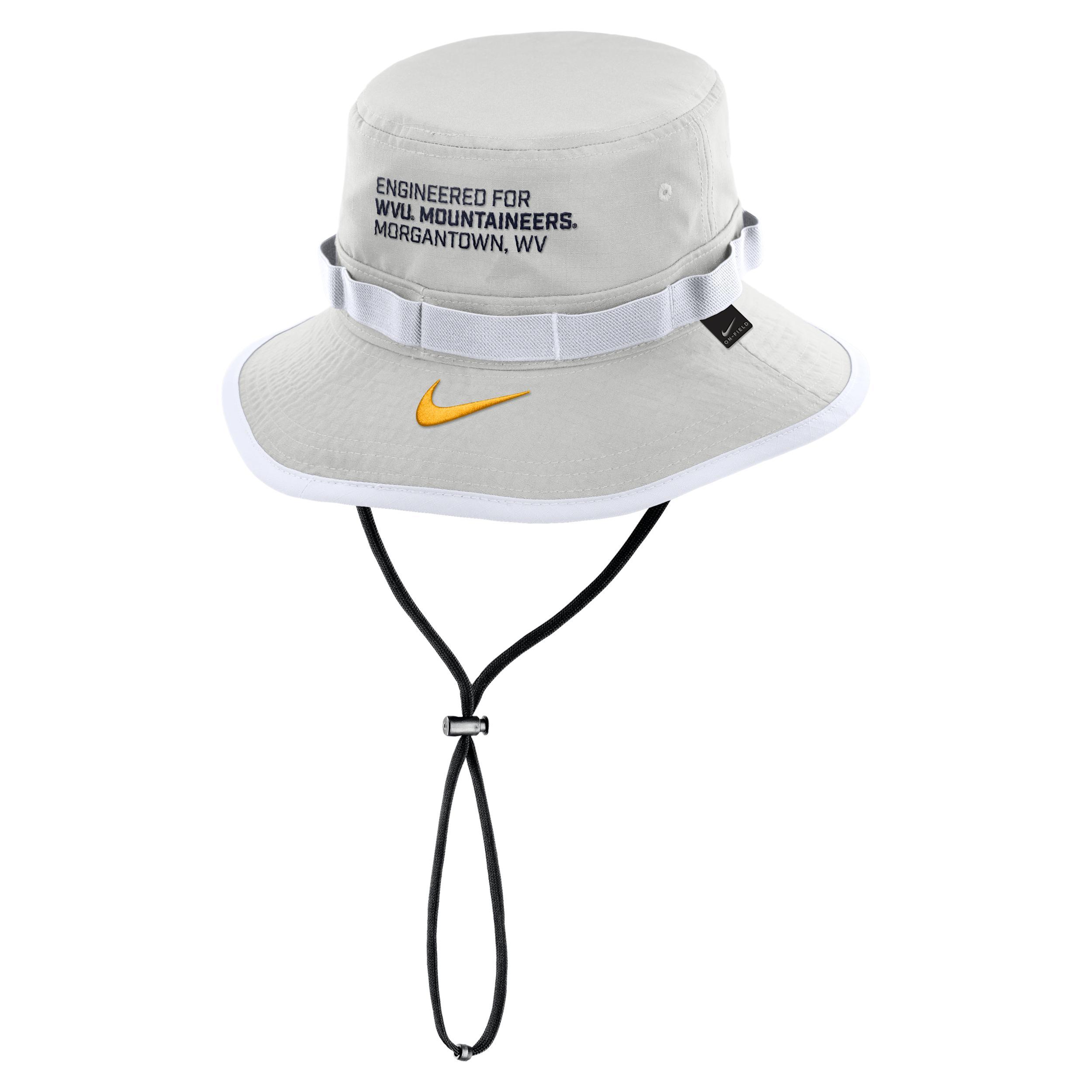 West Virginia Sideline Apex Gameday Boonie Men's Nike Dri-FIT College Bucket Hat Product Image