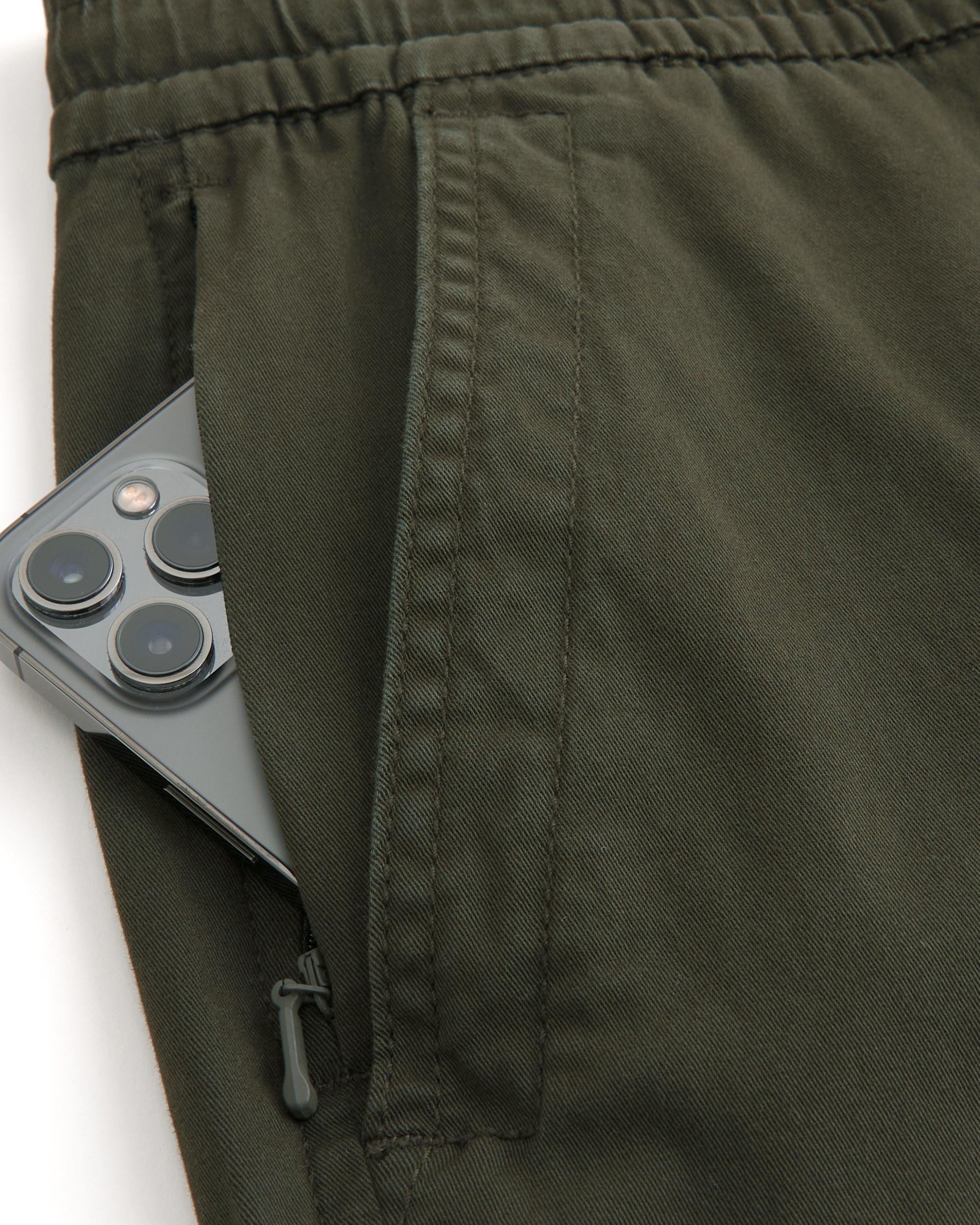 Relaxed Twill Cargo Joggers Product Image