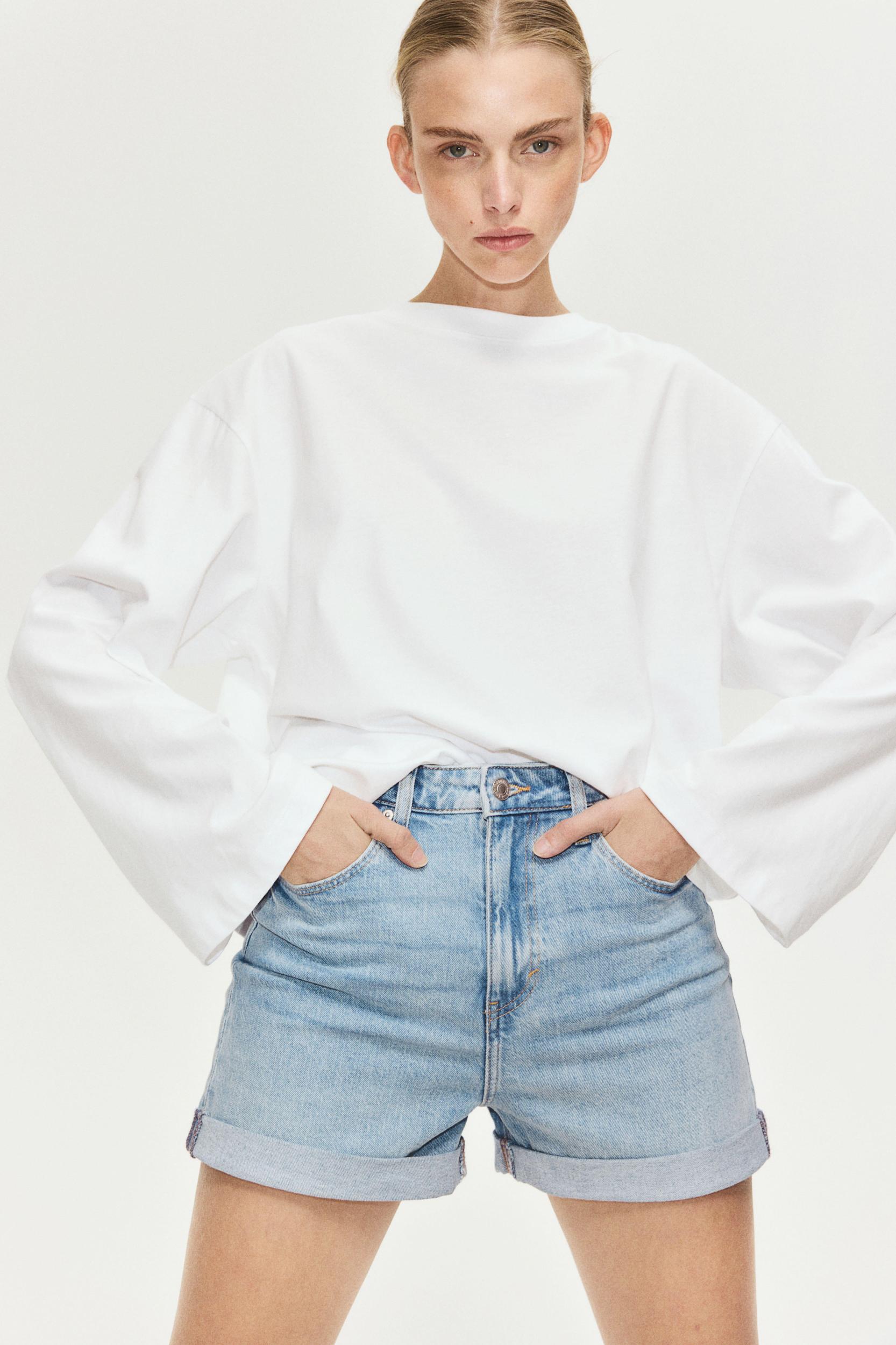 Mom Ultra High Denim shorts Product Image