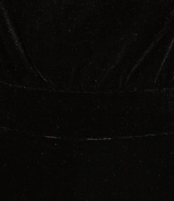 Skies Are Blue Velvet Cowl Neck Sleeveless Wide Leg Jumpsuit Product Image