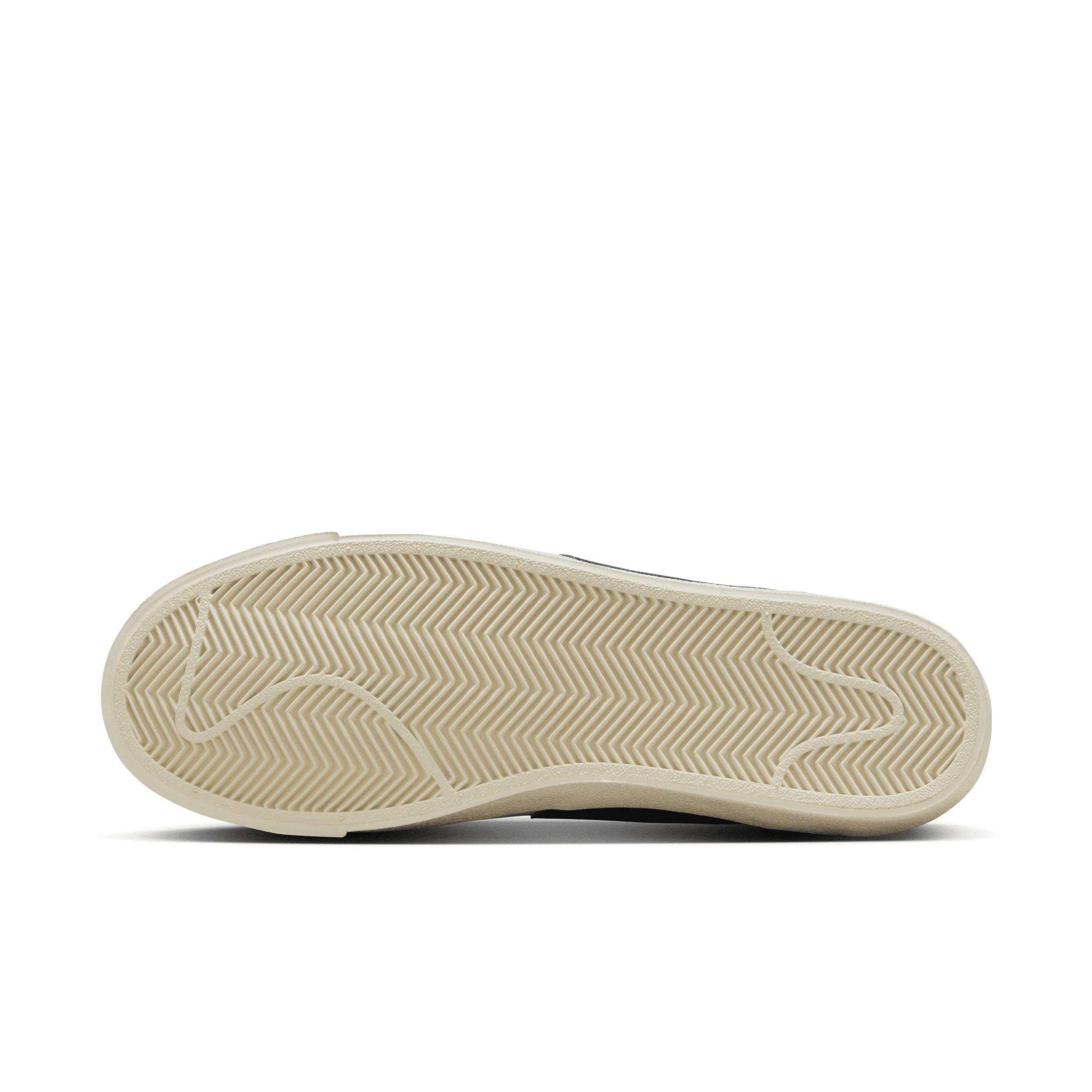 Nike Womens Blazer Low 77 Jumbo Oly - Basketball Shoes Summit White/Obsidian/Sail Product Image