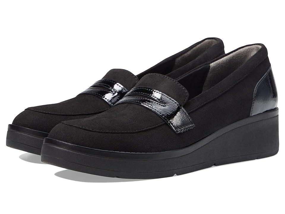 LifeStride Fast Track Women's Slip-on Wedge Loafers, Size: 8, Brown Fabric Product Image