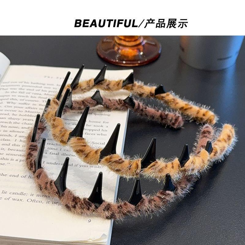 Leopard Print Fabric Headband Product Image