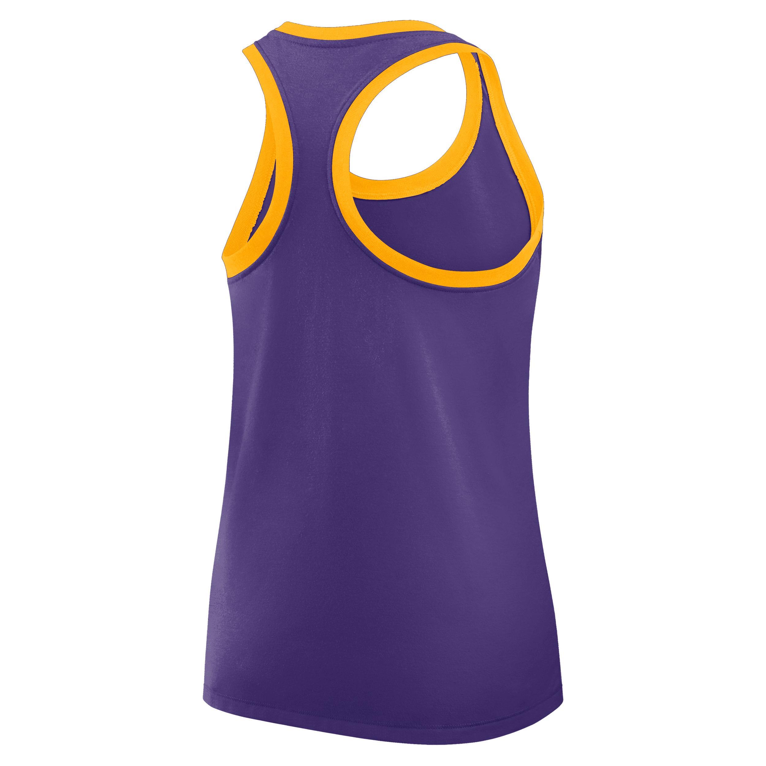 LSU Primetime Shadow Women's Nike College Racerback Tank Top Product Image