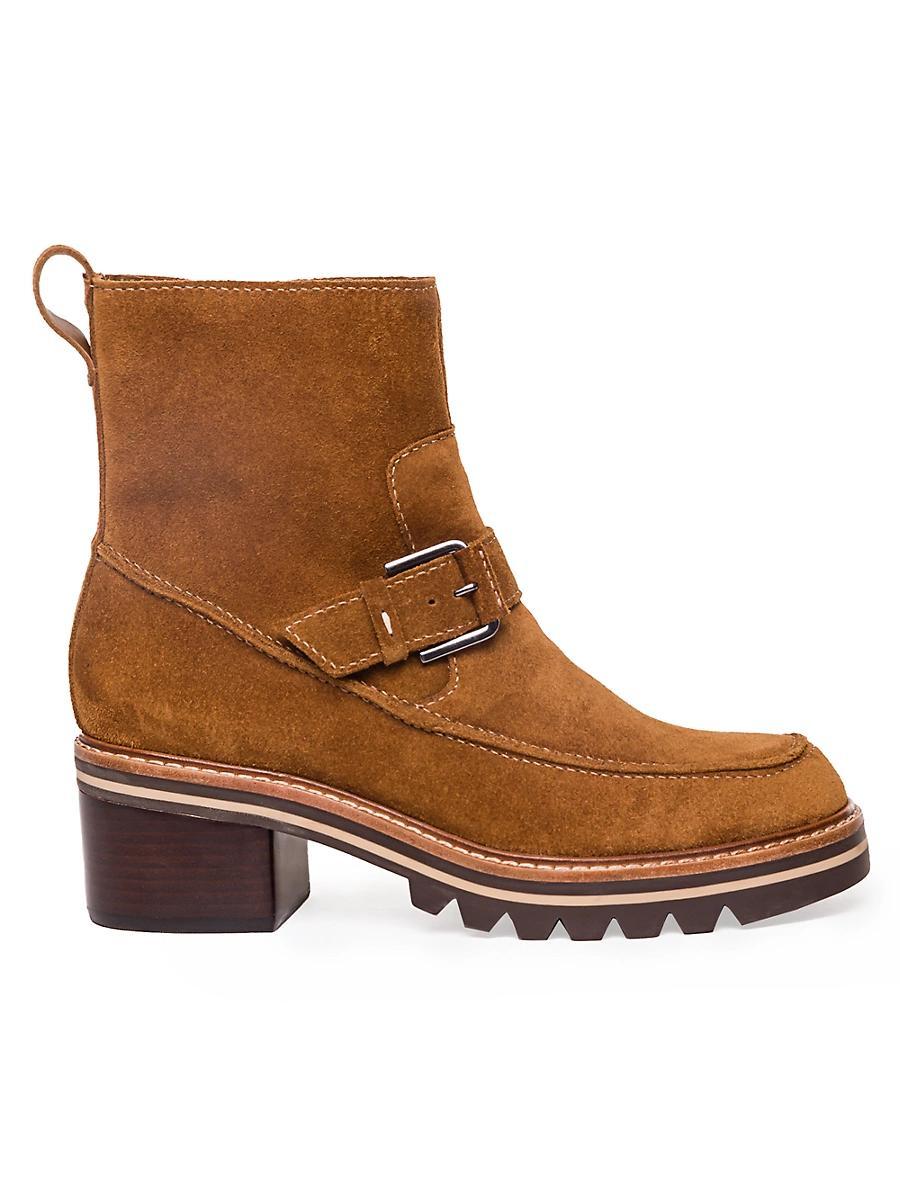 Womens Sonja Suede Buckle Bootie Product Image
