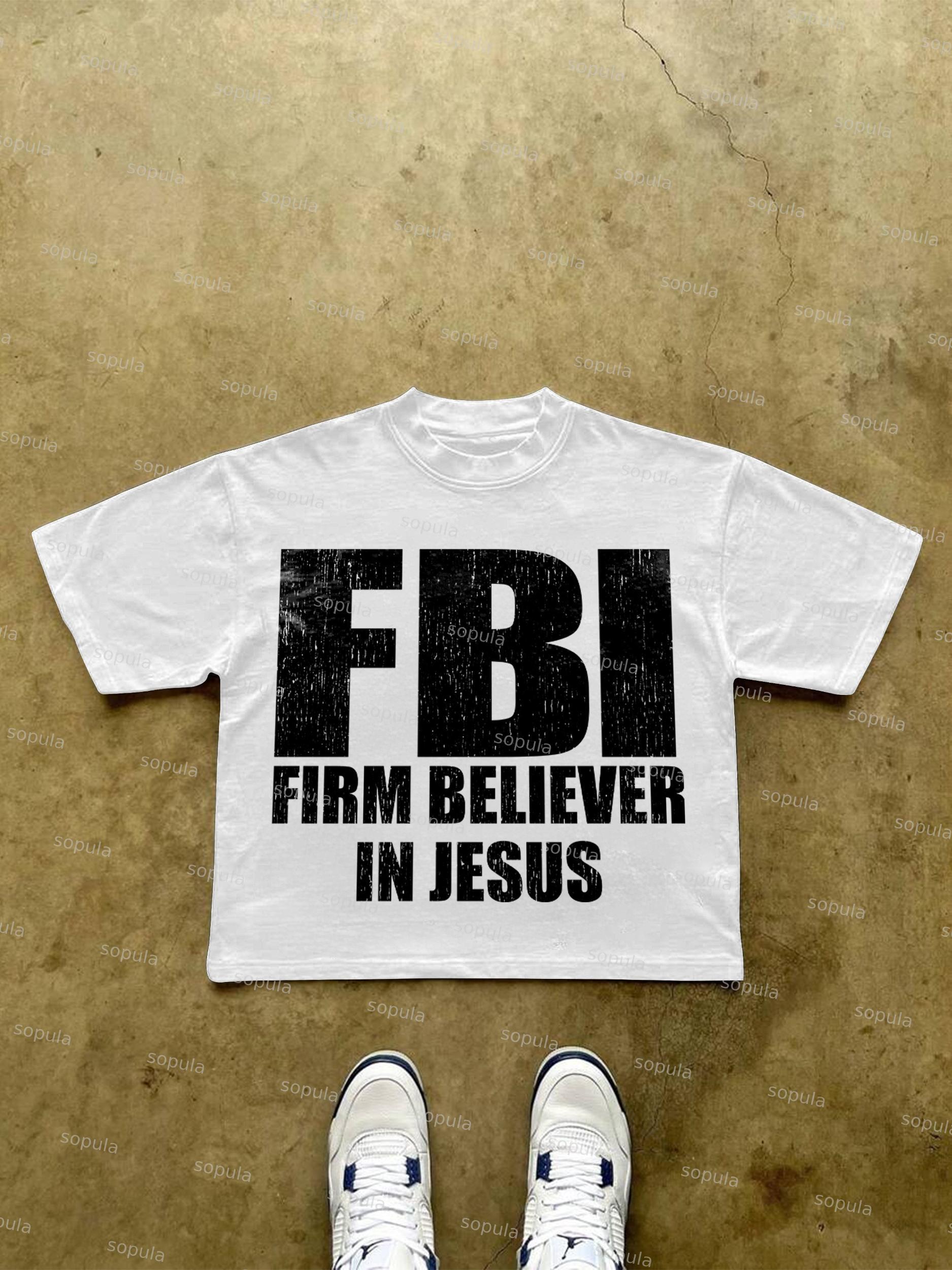 Firm Believer In Jesus Vintage Peplum Graphic Cropped T-shirt Product Image