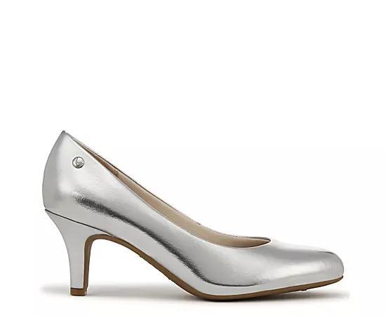 LifeStride Parigi Women's High Heel Pumps, Size: 12, Silver Faux Product Image