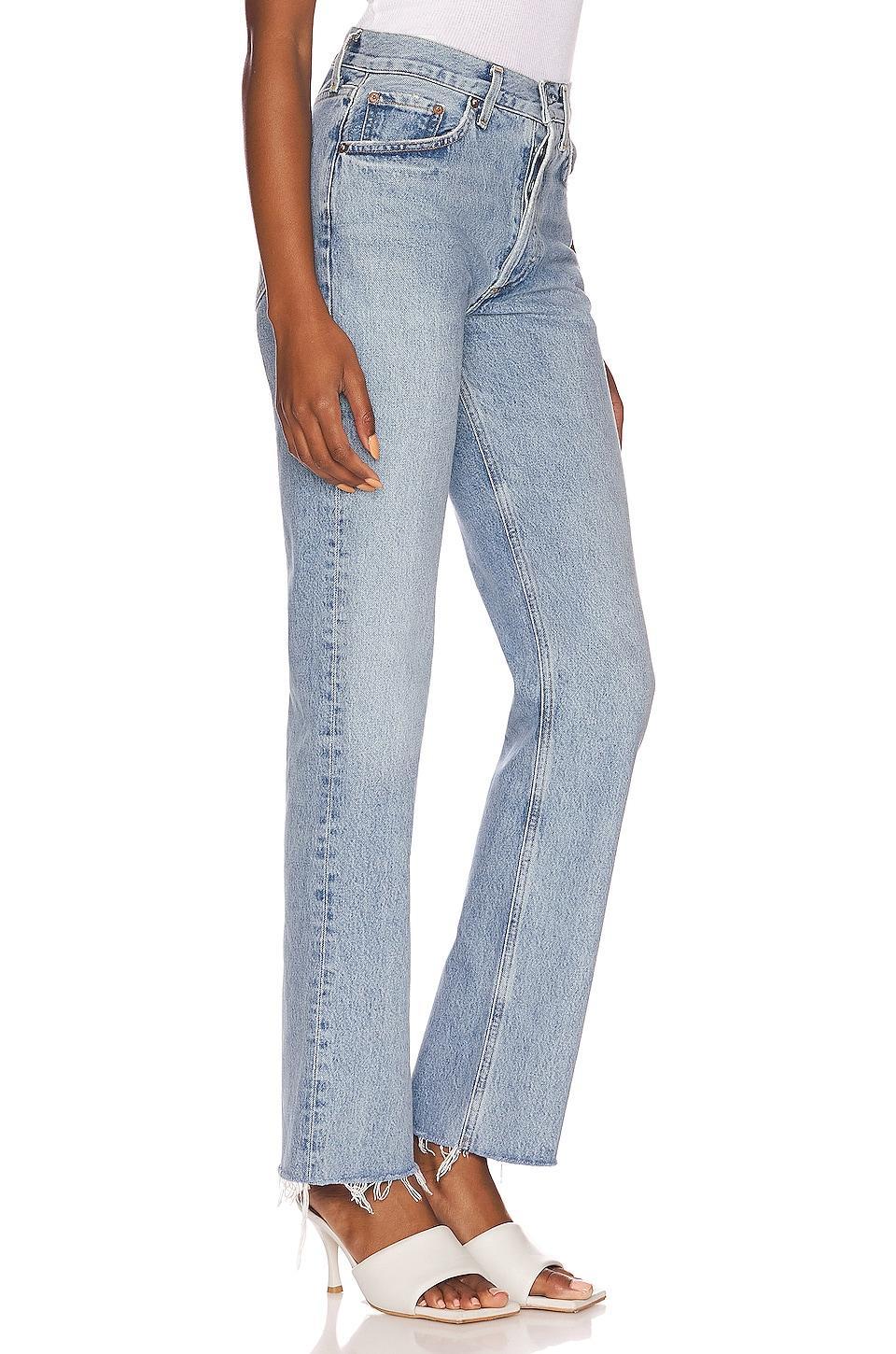 AGOLDE Lana Mid Rise Straight Jeans | Shopbop Product Image
