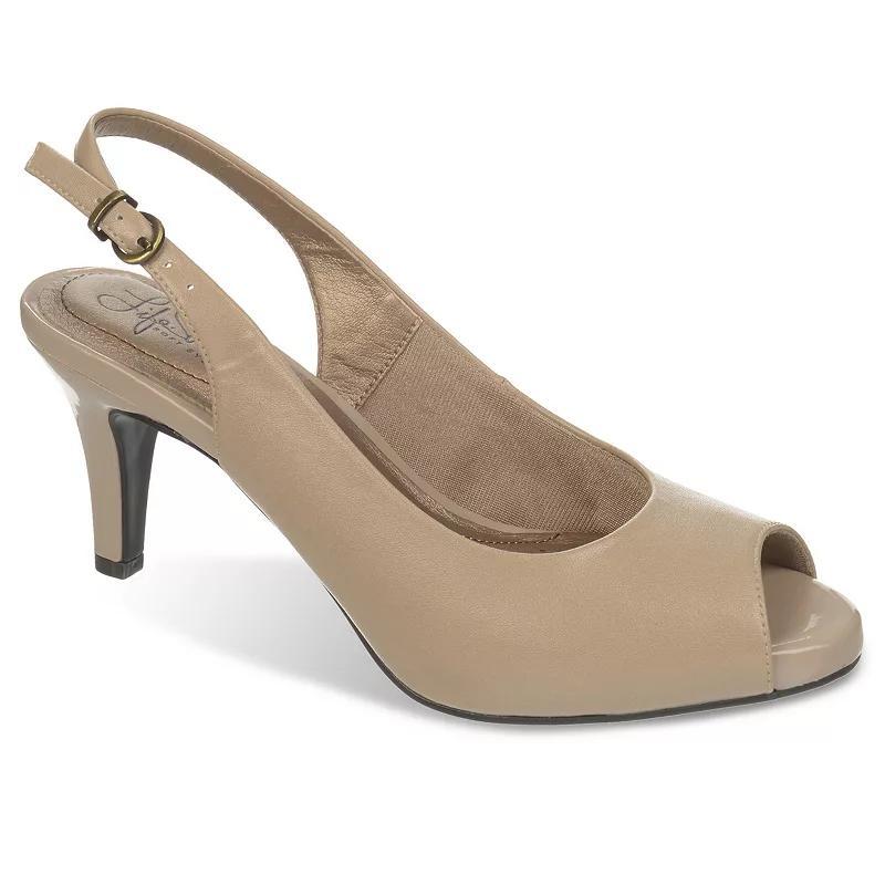 LifeStride Teller Womens Slingback Dress Heels Product Image