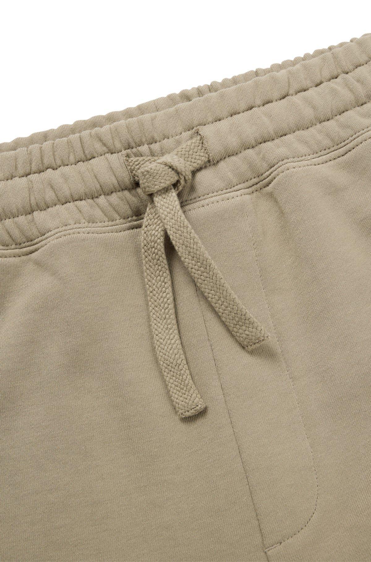 Relaxed-fit shorts in cotton terry with logo print Product Image