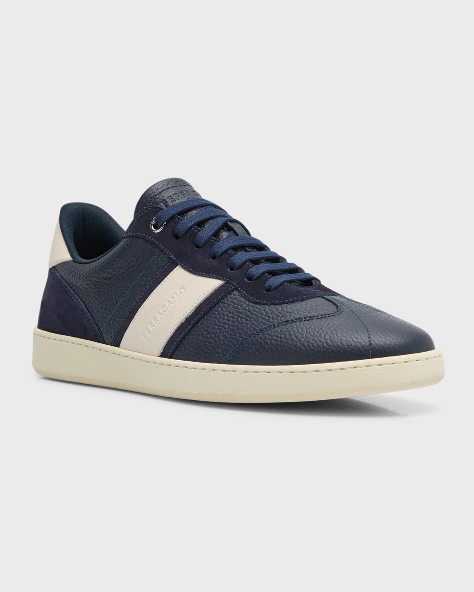 Men's Achille 1 Leather Low-Top Sneakers Product Image
