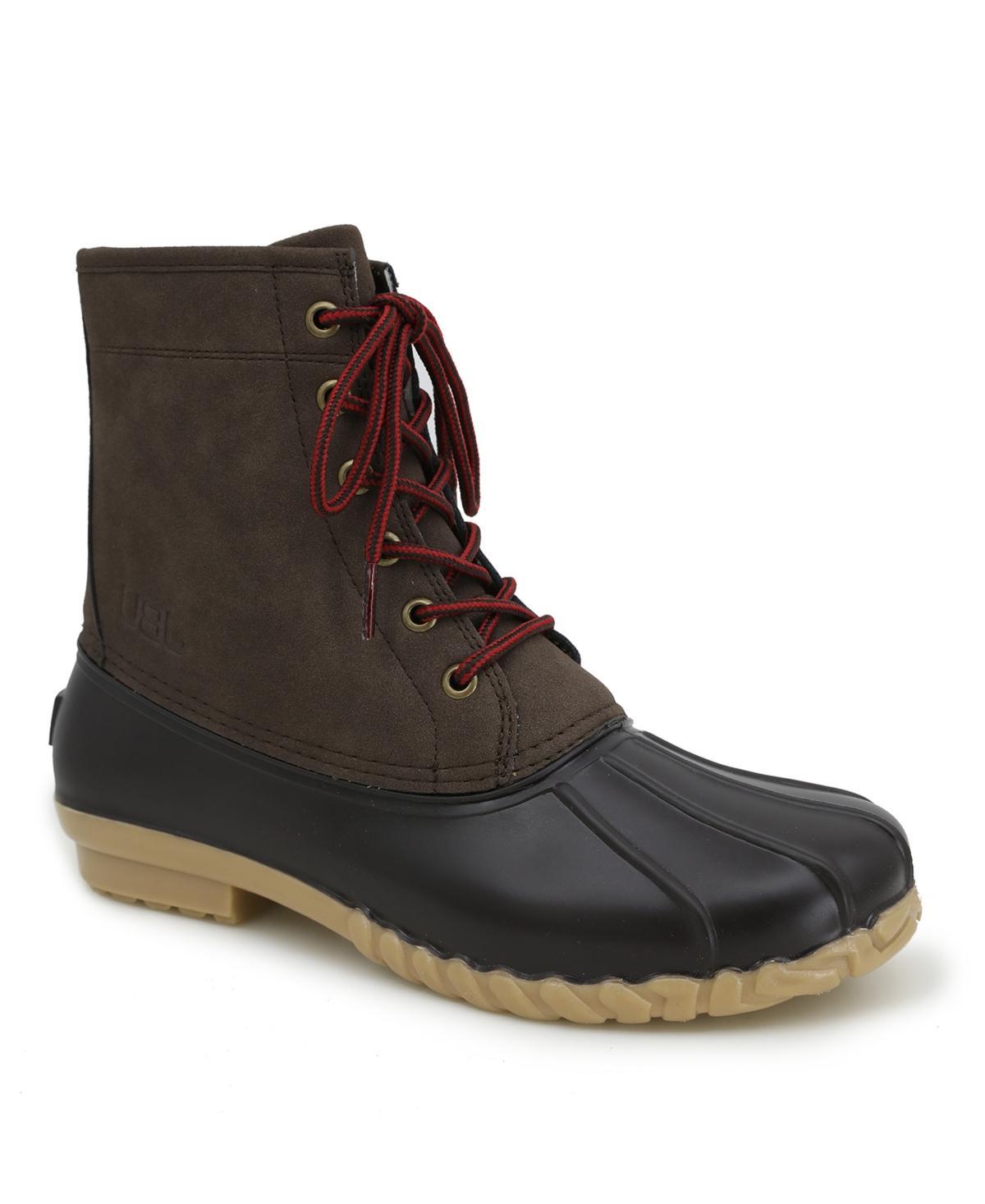 Jbu Mens Maine Water-Resistant Duck Boot - Dark Brown Product Image