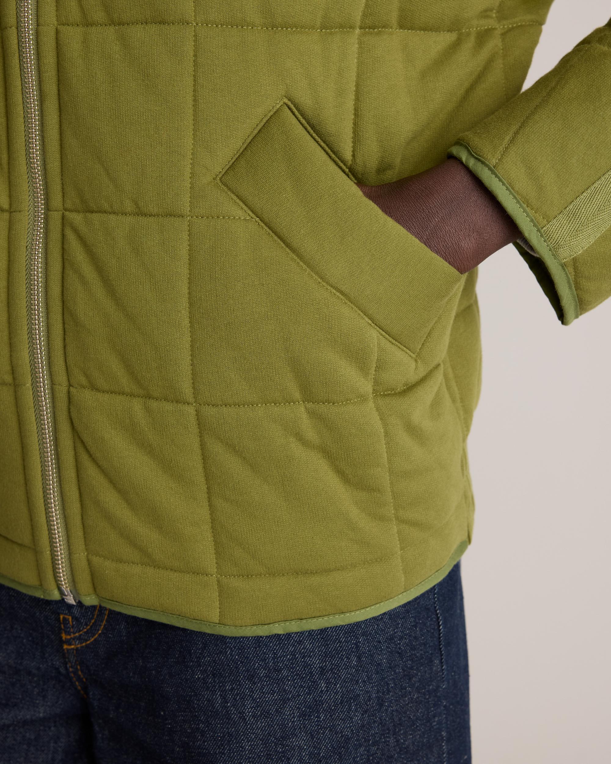 Quince | Women's Quilted Knit Jacket Organic Cotton Product Image