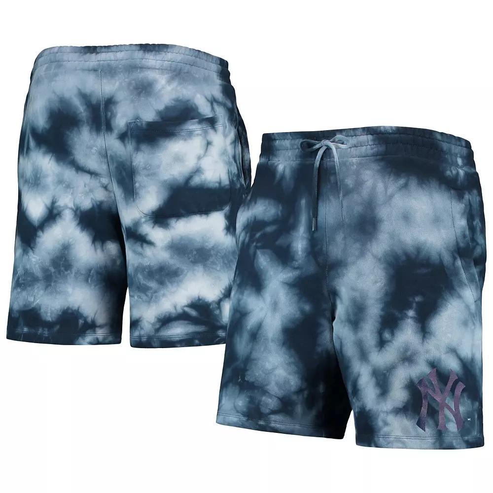 Men's New Era Navy New York Yankees Team Dye Shorts, Size: Medium, Blue Product Image