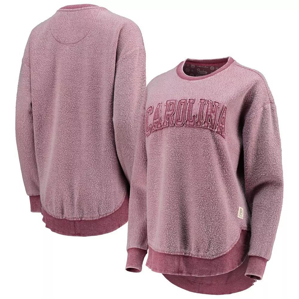 Women's Pressbox Garnet South Carolina Gamecocks Ponchoville Pullover Sweatshirt, Size: Medium, Red Product Image