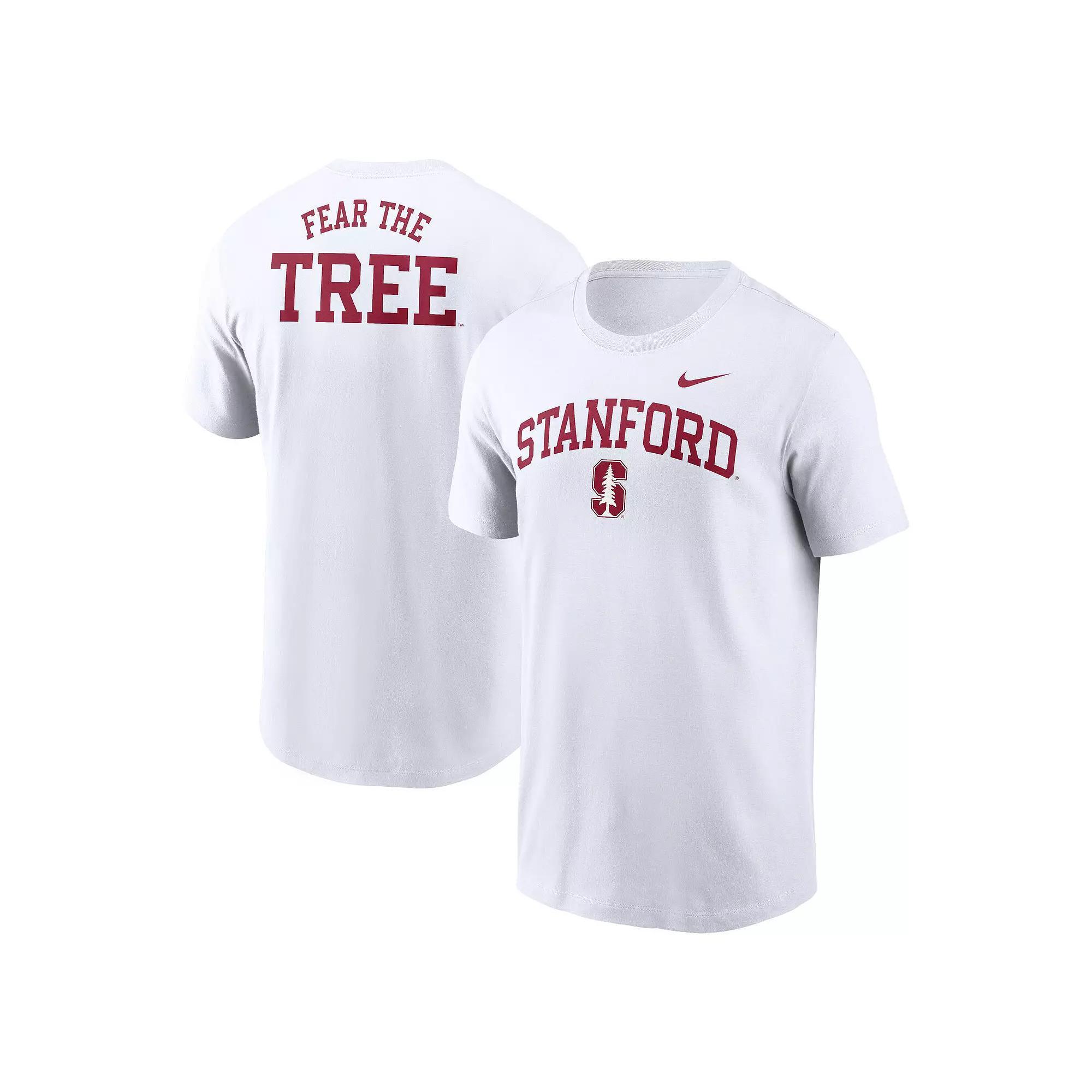 Men's Nike White Stanford Cardinal Blitz 2-Hit T-Shirt, Size: 2XL Product Image