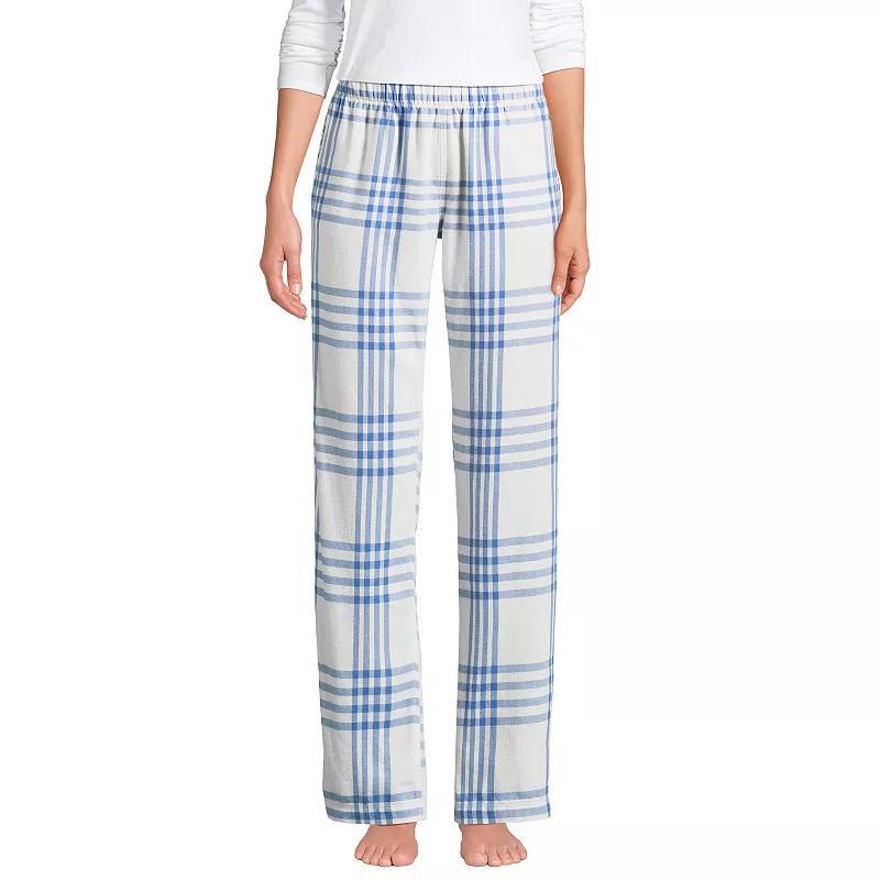 Womens Lands End Womens Flannel Pajama Pants Product Image