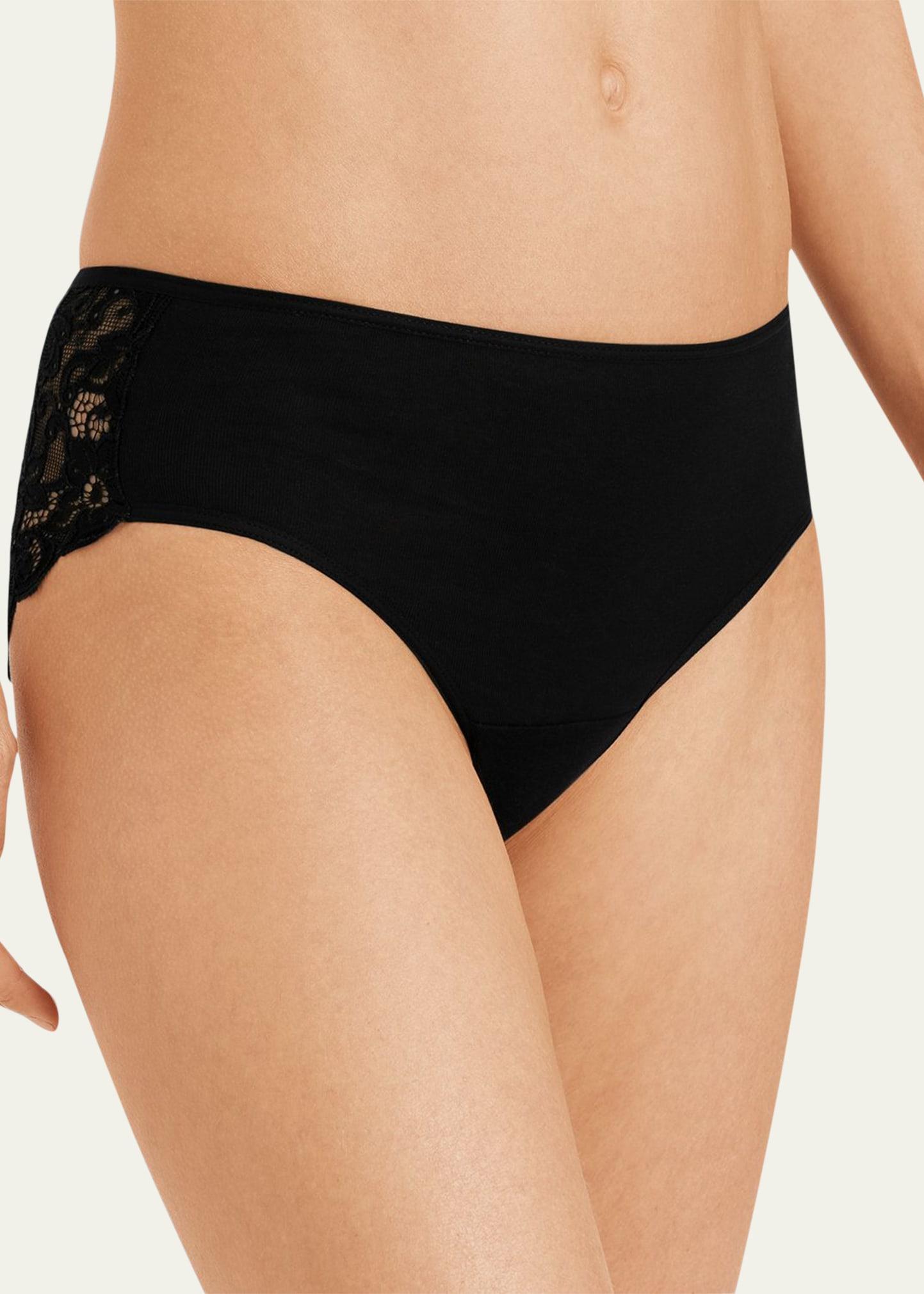 Womens Luxury Moments Lace-Back Hi-Cut Brief Product Image