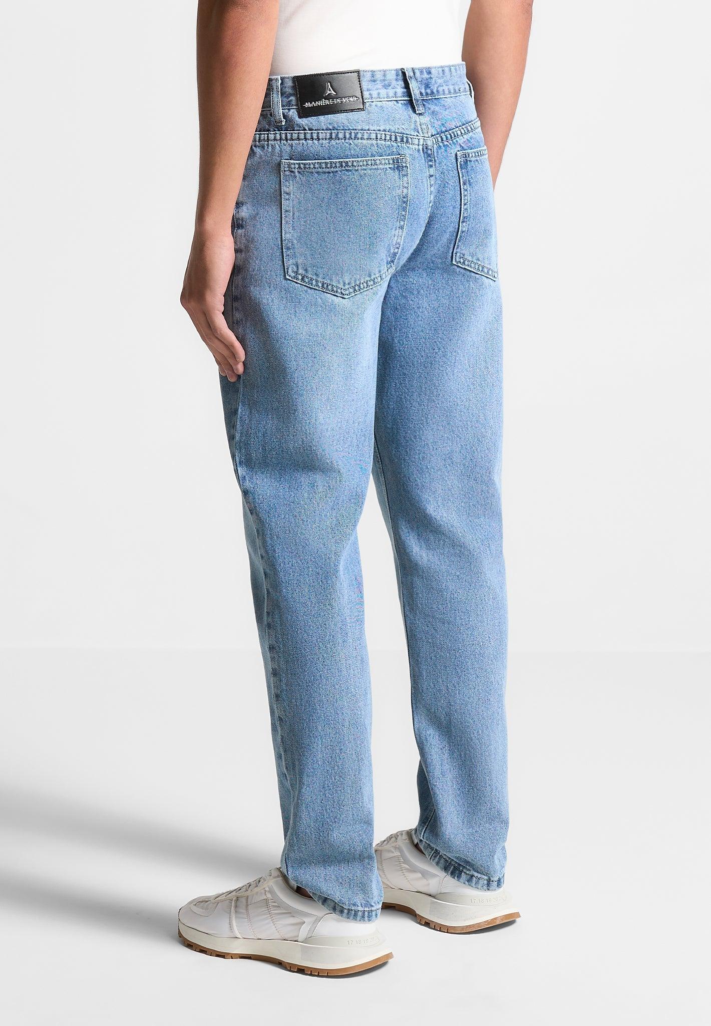 Regular Fit Jeans - Mid Blue Male Product Image