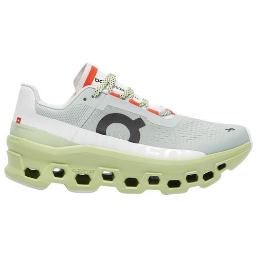 On Womens On Cloudmonster - Womens Running Shoes Black/Magnet Product Image