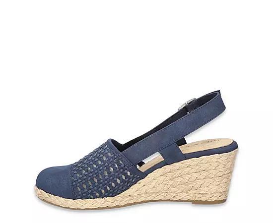 Easy Street Taffy Womens Slingback Espadrille Wedges Product Image