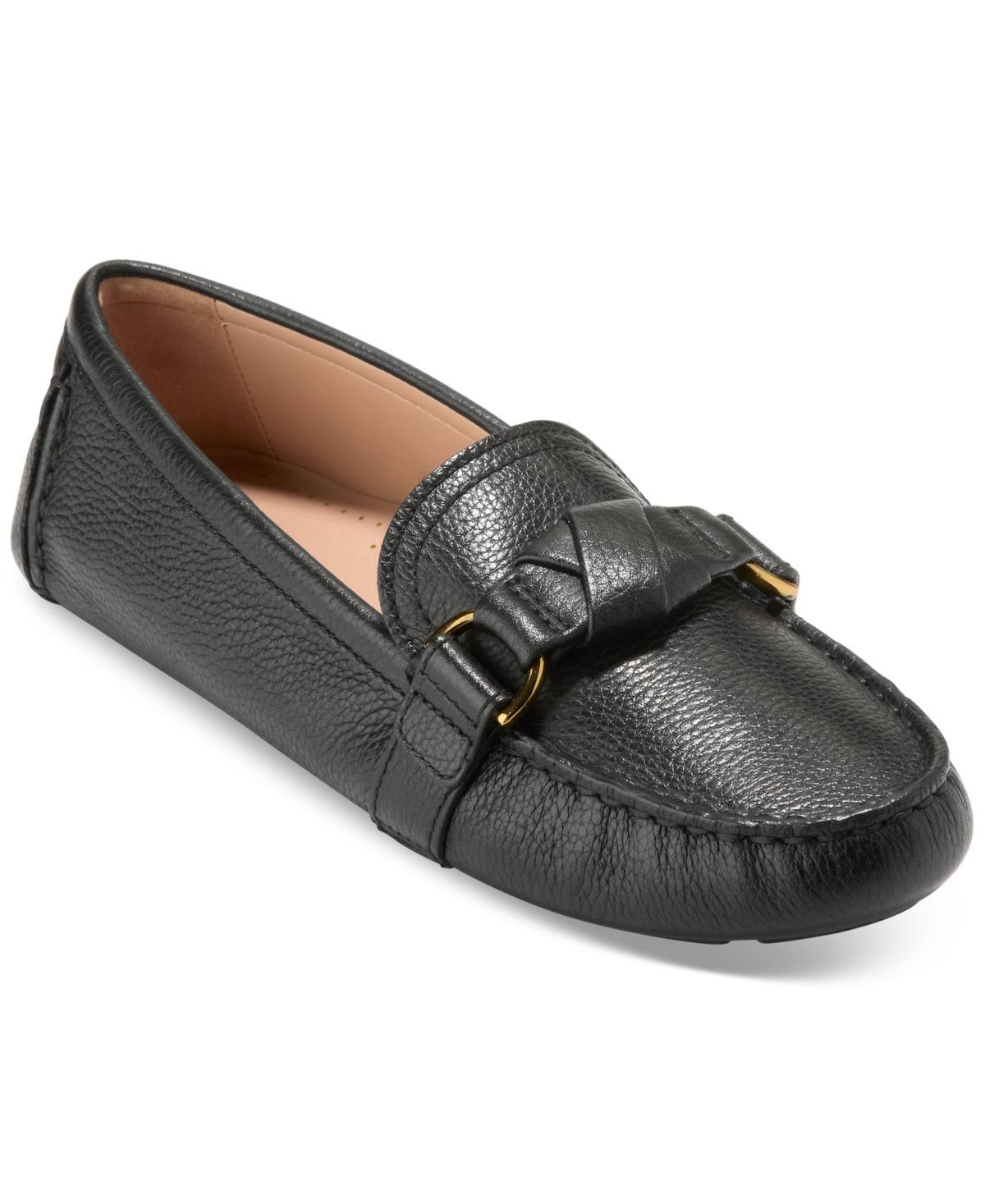 Cole Haan Emmie Women's Knot Driver Shoes, Size: 9, Black Product Image