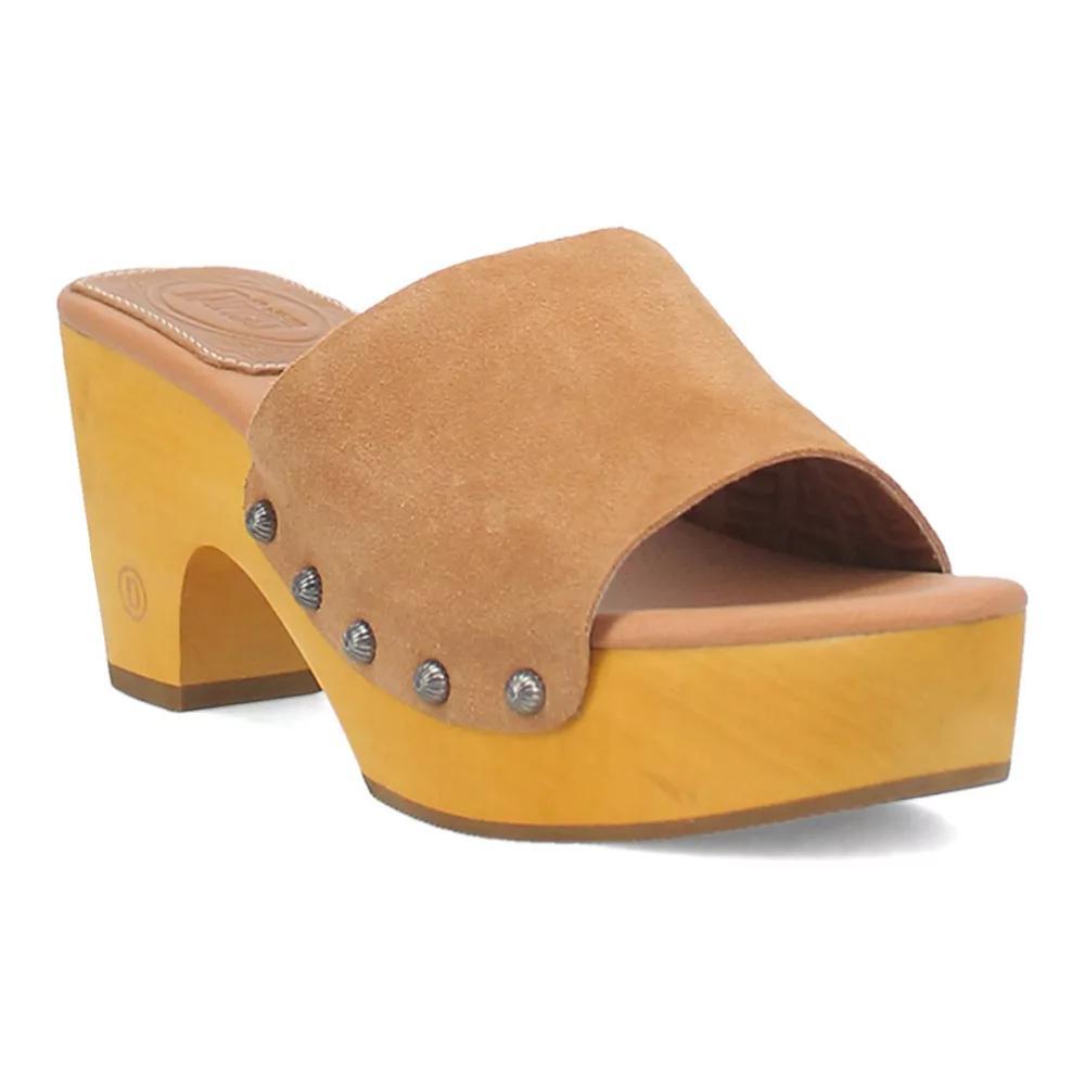 Dingo Beechwood Women's Suede Platform Sandals, Size: 8, Brown Product Image