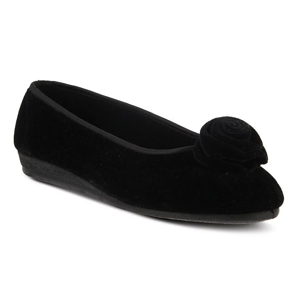 Flexus by Spring Step Roseloud Women's Ballet Flats, Size: 38, Blue Product Image