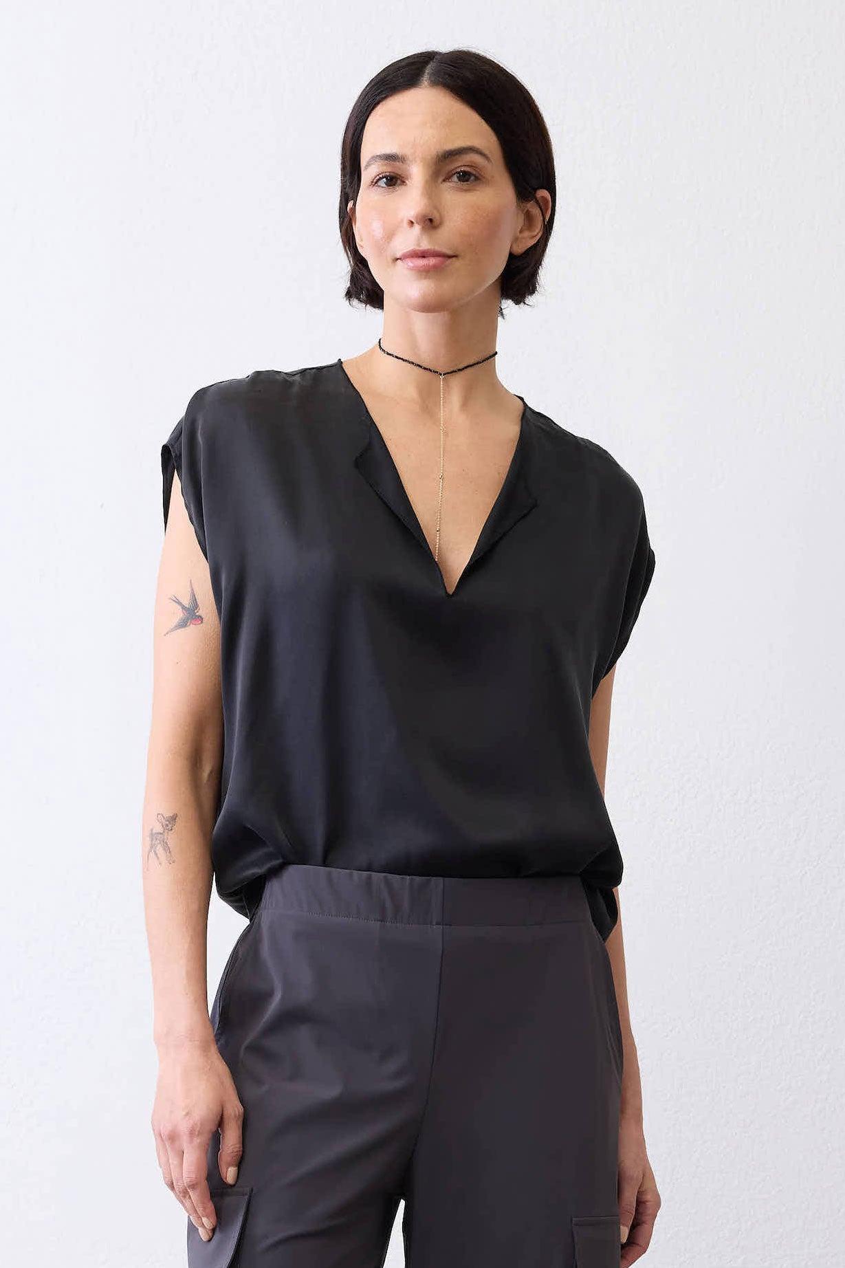 The All Day Washable Silk Top Product Image