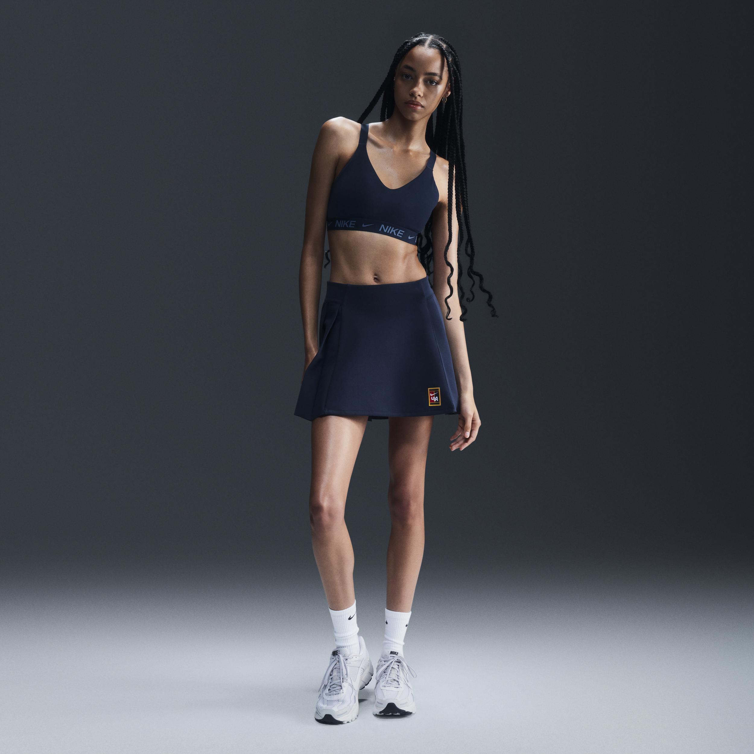 Women's Nike Indy Medium Support Padded Sports Bra, Armory Blue Product Image