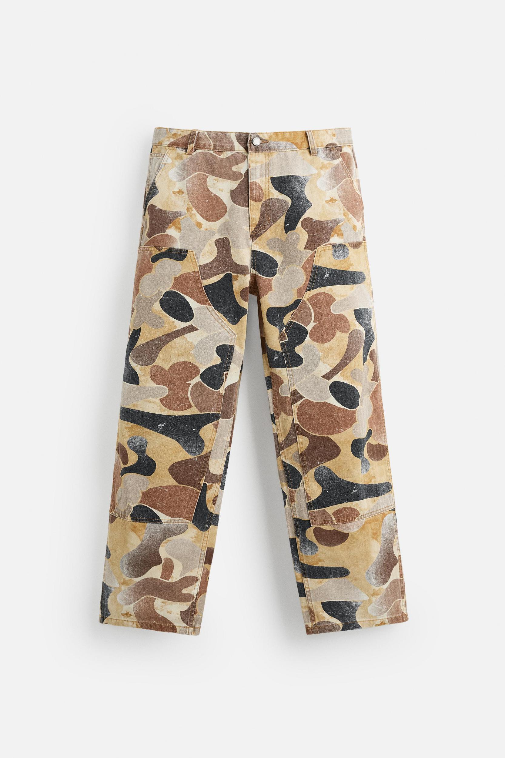 PRINTED CARPENTER PANTS Product Image