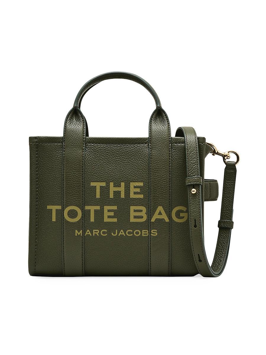 Womens The Leather Small Tote Bag Product Image