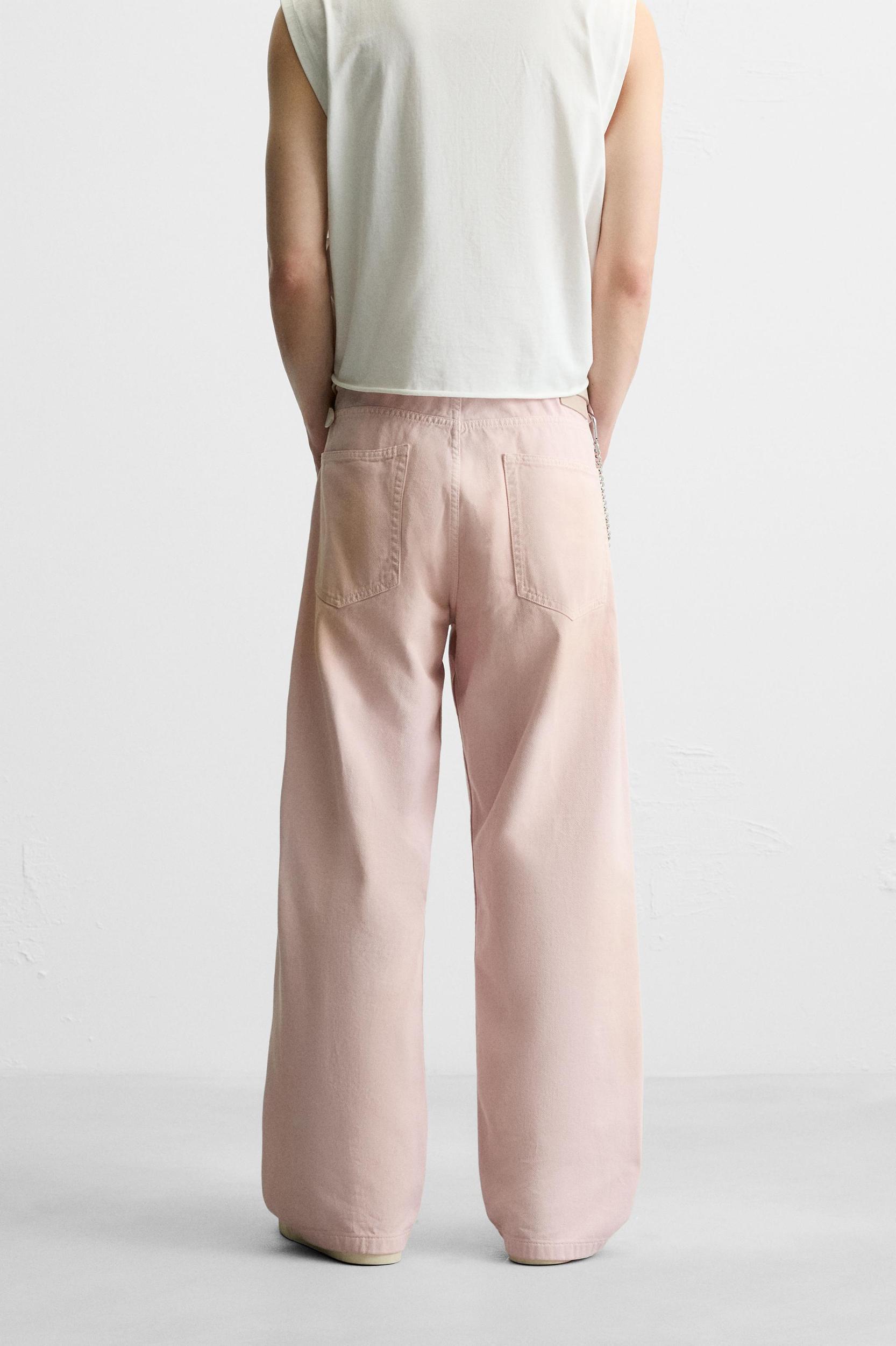 VINTAGE EFFECT BAGGY FIT JEANS Product Image