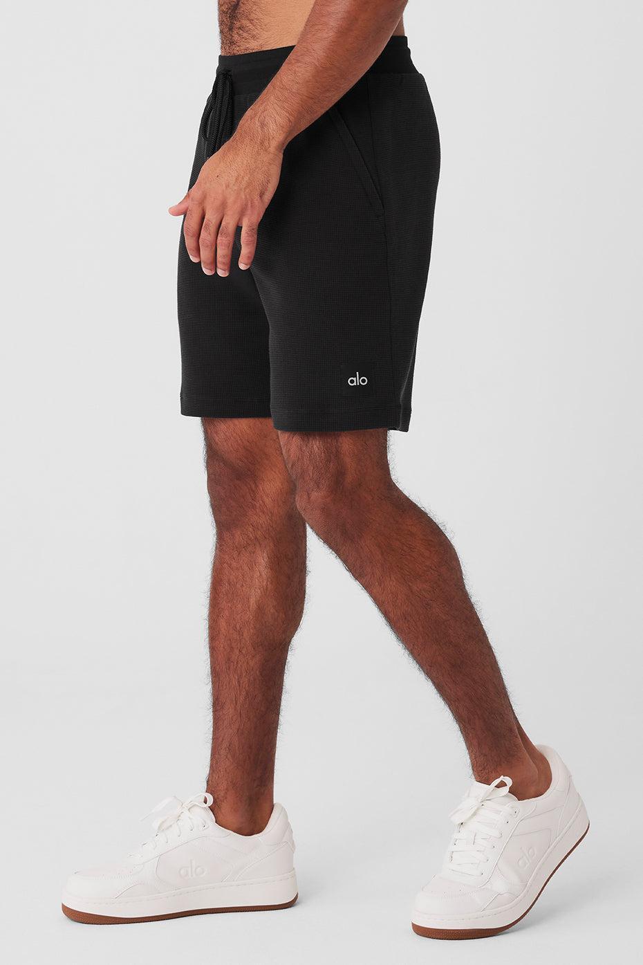 7" Micro Waffle Fast Break Short - Black Product Image