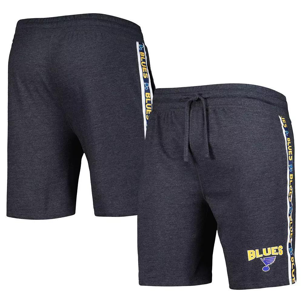 Men's Concepts Sport  Charcoal St. Louis Blues Team Stripe Shorts, Size: 2XL Product Image